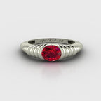 Chunky Gemstone Statement Ring – Emerald, Sapphire, Opal & More