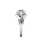 Vintage Artistic Round Diamond Ring