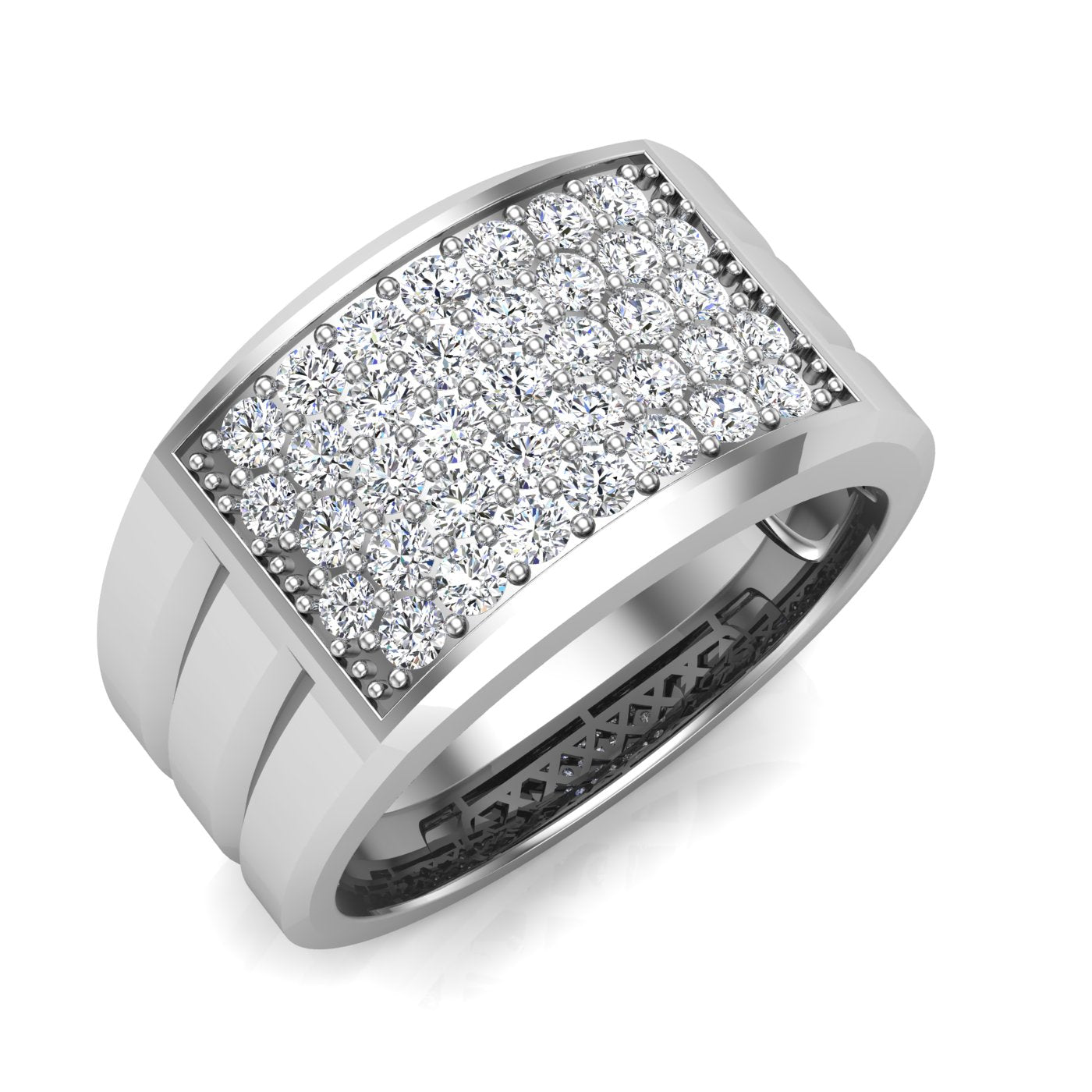 Men's Pave Band Diamond Ring