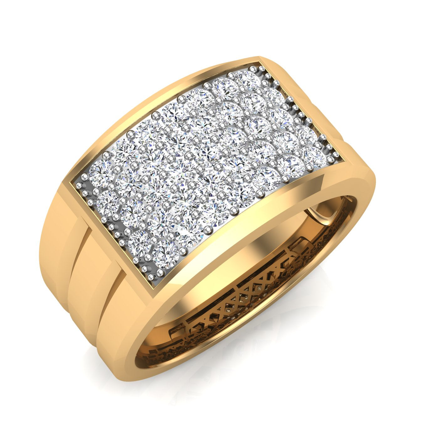 Men's Pave Band Diamond Ring