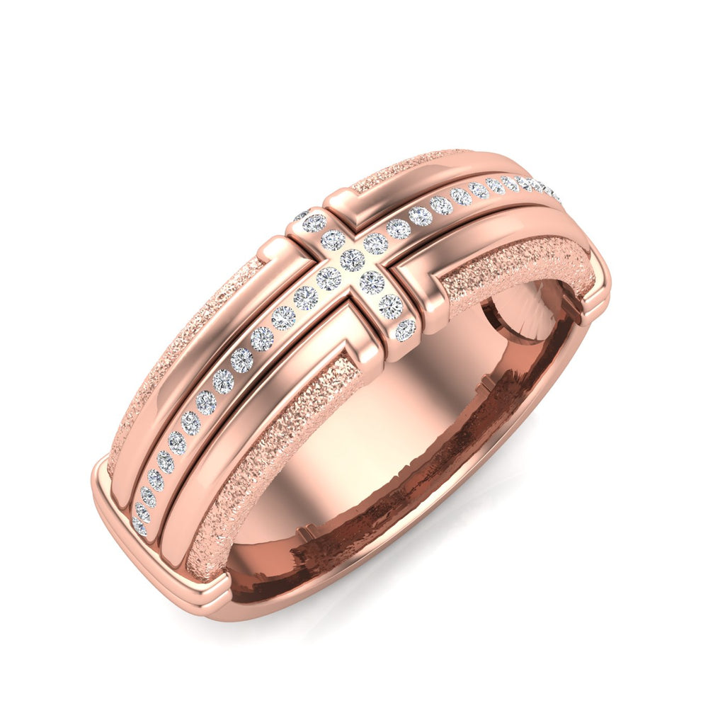 Men's Chunky Diamond Wedding Ring