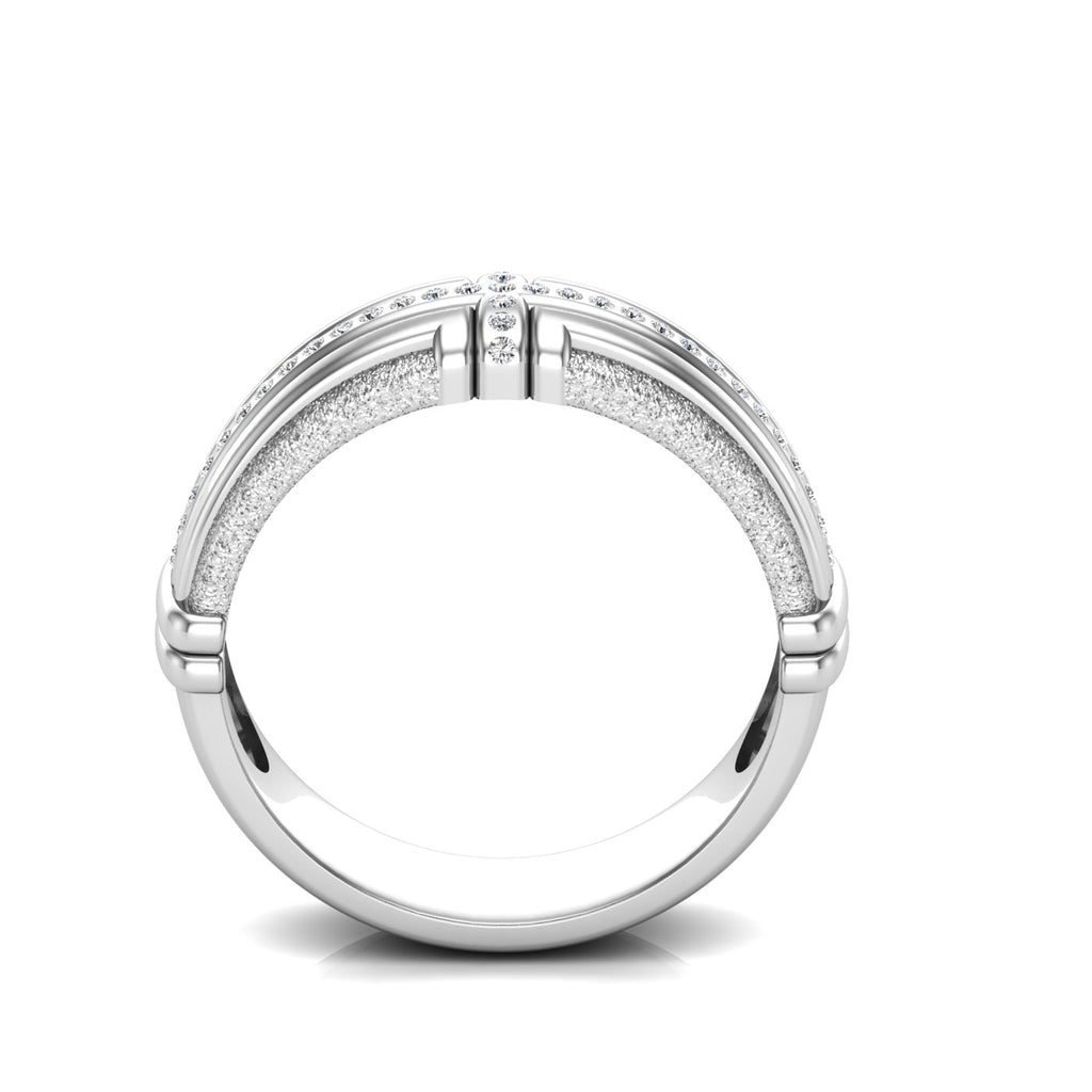 Men's Chunky Diamond Wedding Ring