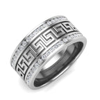 Vintage Style Men's Round Diamond Pave Band Ring