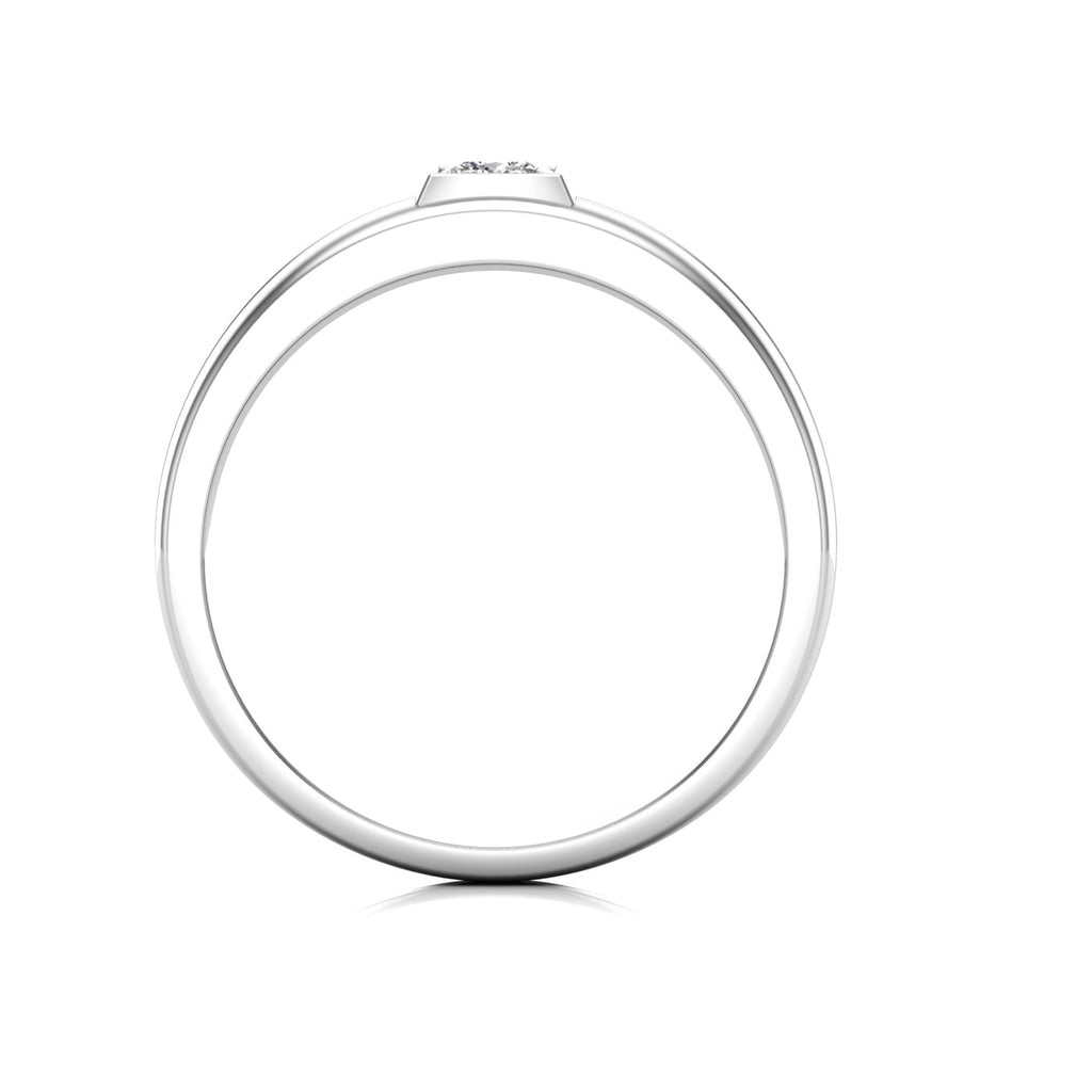 Princess Cut Men's Engagement Ring