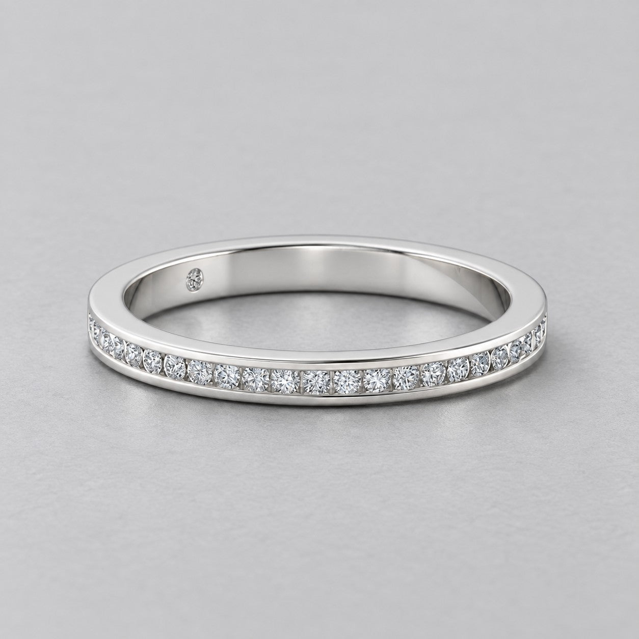 0.17 ct Half Eternity Wedding Band — Lab-Grown Diamond